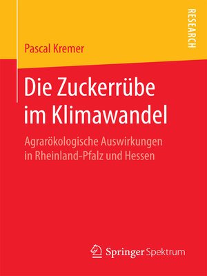 cover image of Die Zuckerrübe im Klimawandel